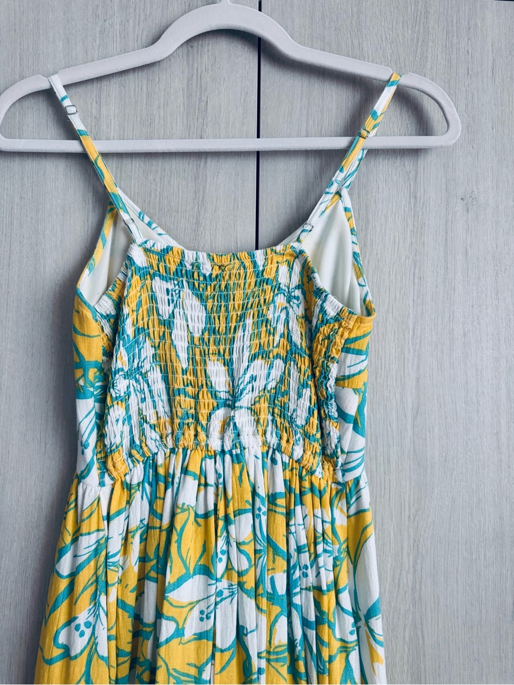 Sincerely Jules Yellow & White Floral Maxi Dress 👗 - Picture 7 of 7